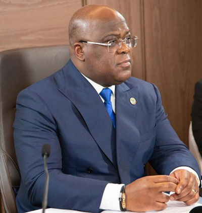 VOLCAN NYIRAGONGO. Le Président de la République coordonne la riposte humanitaire, sanitaire et sécuritaire Felix-Antoine-TSHISEKEDI-TSHILOMBO