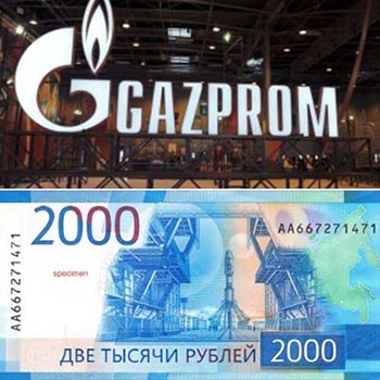 Gazprom,-Rouble