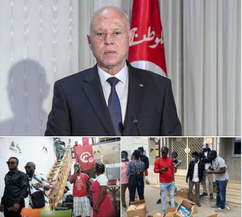 Rafle en Tunisie KAIS SAIED, Président de la Tunisie et migrants subsahariens