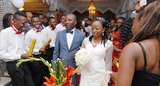 Lecruche et Vivien Diambouila se sont dit « oui » dans une belle ambiance