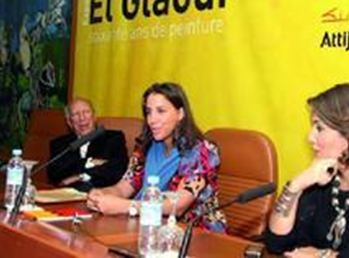 Hassan El Glaoui accroche ses œuvres aux cimaises de l’Espace d’art Actua à Casablanca hassan-el-glaui-touria-el-glaoui-et-ghita-triki-lors-dune-rencontre-avec-la-presse