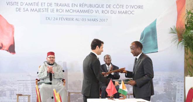 Le Roi Mohammed VI en visite officielle de Travail et d’Amitié en Côte d’Ivoire : une visite à orientation hautement économique