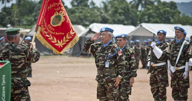 Les soldats marocains en première ligne pour le maintien de la paix et de la sécurité en Afrique et dans le monde