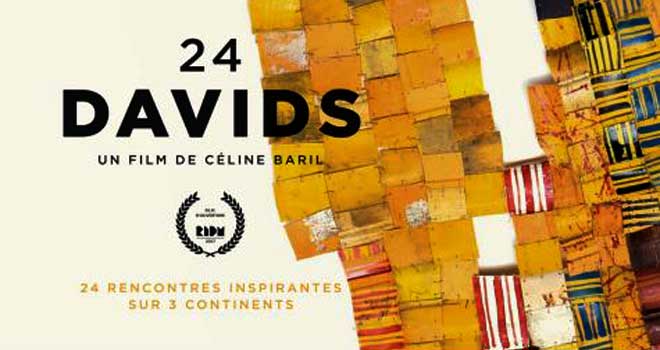 Le documentaire 24 Davids de Céline Baril (ONF)  en salle à la Cinémathèque québécoise à Montréal dès le 2 février