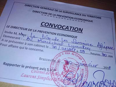 Brazzaville: Le directeur du journal La semaine Africaine convoqué à la DGST