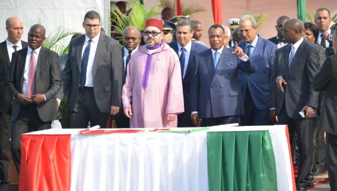 Économie : Sassou N’Guesso et Mohammed VI lancent les travaux d’aménagement du port de Yoro