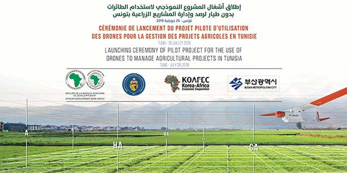 Projet pilote d’utilisation de drones pour les projets de développement dans le secteur agricole en Tunisie drone_koafec_2018