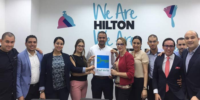 Le label « Clef Verte » décerné au Hilton Tanger City Center Hotel & residences.