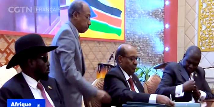 Sud-Soudan: Signature d&rsquo;un accord provisoire de partage de pouvoir entre le pouvoir et l&rsquo;opposition