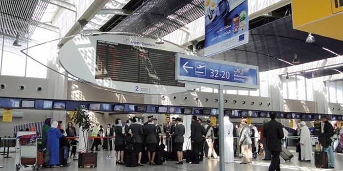 Accroissement du trafic passagers au niveau des aéroports du Maroc