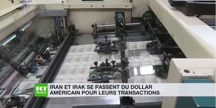 Iran et Irak abandonnent le dollar américain pour leurs transactions commerciales