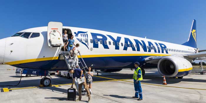 Transport aérien: le trafic passagers de Ryanair en hausse de 9% en août