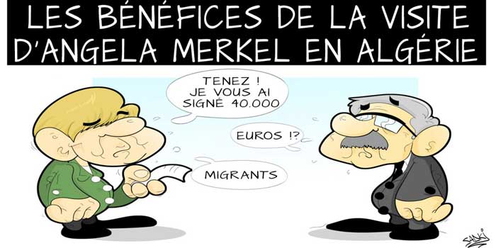 Angela Merkel en Algérie : un petit tour et puis s'en va ! Un point c'est tout ! a_Merkel