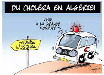 L&rsquo;Algérie en proie à une épidémie de choléra.