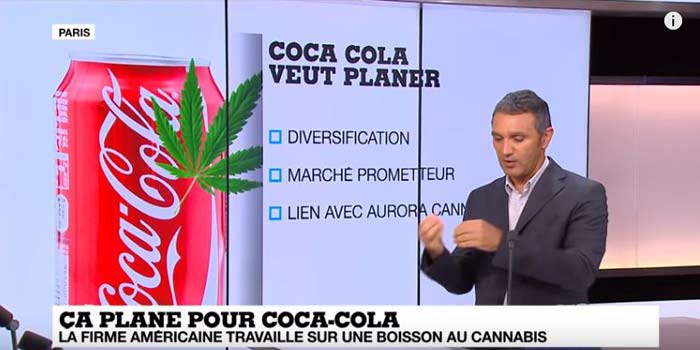 Ça plane pour Coca-Cola : la firme américaine travaille sur une boisson au cannabis