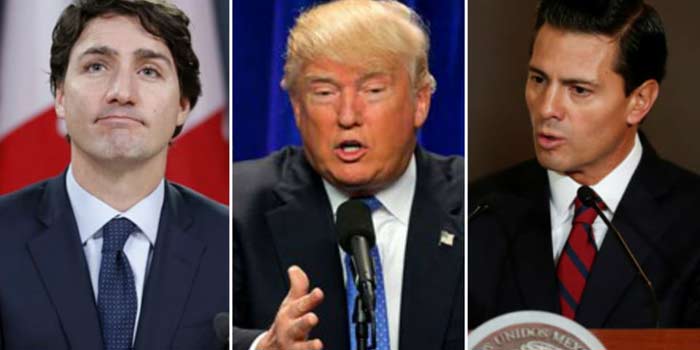 Le Canada et les États-Unis : des négociations pour le renouvellement de l’ALENA risquées pour les survies politiques de Justin Trudeau et Donald Trump