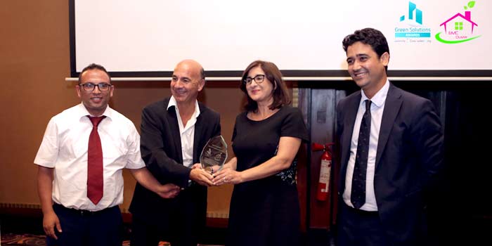 Une nouvelle distinction pour Sindibad Beach Resort qui décroche les Green Solutions Awards 2018