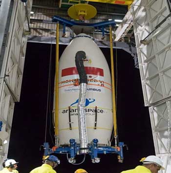 Le satellite "MOHAMMED VI-B" sera mis sur orbite, le 21 novembre 2018, depuis le pas de tir de Kourou, en Guyane française asat