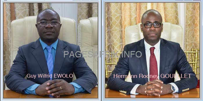 Nominations: Guy Wilfrid Ewolo et Hermann Rodney Gouellet rejoignent le Ministre des Finances et du Budget. Guy-Wilfrid-EWOLO-et-Herman