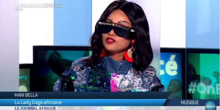 Cameroun: Mani Bella, Lady Gaga africaine, sur le plateau de TV5Monde