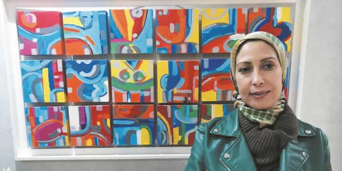 Mouna Benslimane plus que jamais portée sur des thématiques abstraites