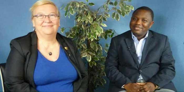 La ville de Lens en France et Brazzaville au Congo : une coopération, solidarité internationale au beau fixe Brigitte-Levat-et-Brice-Arsene-Mankou