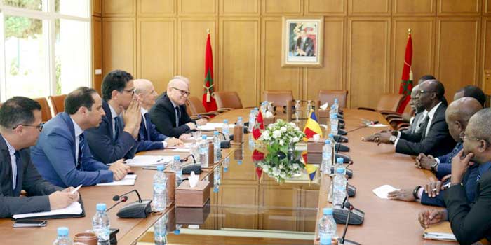 Rabat: visite au MEF d’une délégation de la République du Tchad Rabat: visite au MEF d’une délégation de la République du Tchad