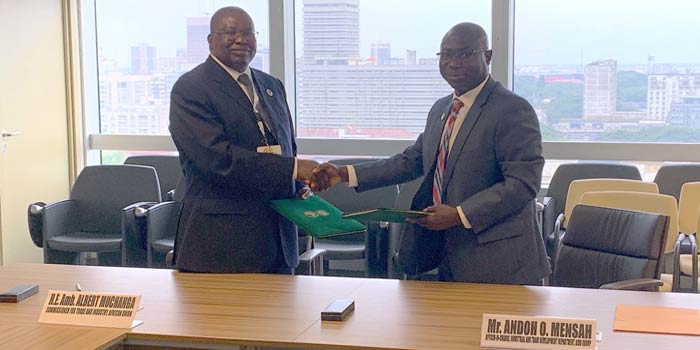 UA-BAD : signature d’un accord de subvention de 4,8 millions de dollars destiné au Secrétariat de la zone de libre-échange