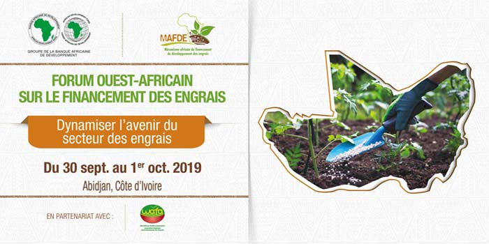 Côte d’Ivoire: un Forum ouest-africain sur le financement des engrais se tiendra du 30 Sept au 1er Oct à Abidjan Côte d’Ivoire: un Forum ouest-africain sur le financement des engrais se tiendra du 30 Sept au 1er Oct à Abidjan