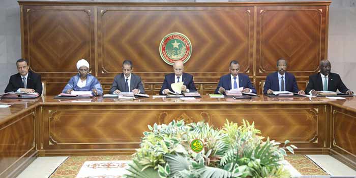 Mauritanie: Conseil des Ministres du jeudi 9 janvier 2020