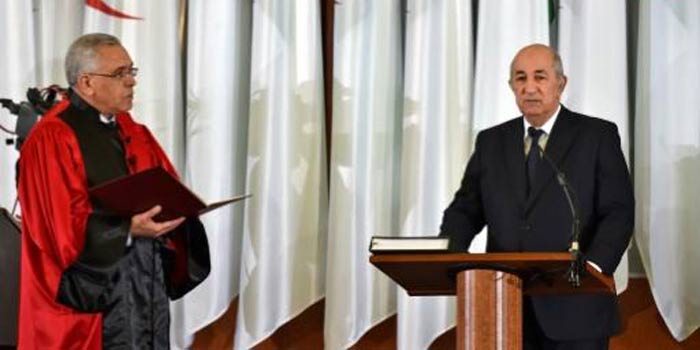 Mal élu et décrié, le tout nouveau Président algérien est en fonction