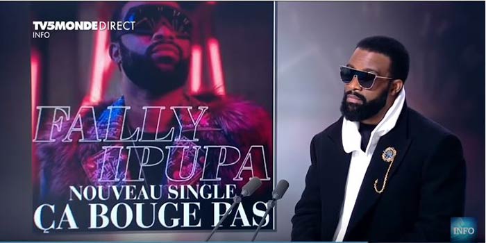 RDC: Fally Ipupa présente son dernier clip "ça bouge pas" sur TV5Monde