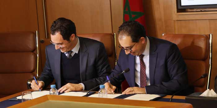 La lutte contre les délais de paiement dans le privé revient sur le devant de la scène (Maroc) Signature-d_une-convention-de-partenariat-entre-la-CGEM-et-Inforisk