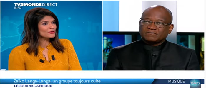Jossart Nyoka Longo sur TV5Monde: « l&rsquo;arbre généalogique de Zaïko compte plus de dix groupes »