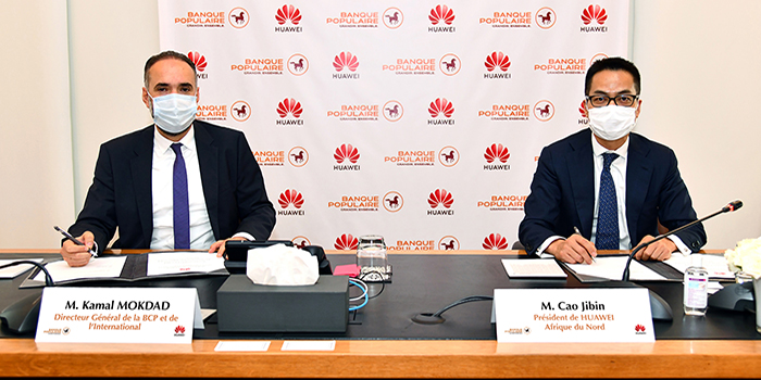 Le groupe BCP et Huawei accélèrent leur partenariat stratégique à l’échelle du continent Le groupe BCP et Huawei accélèrent leur partenariat stratégique à l’échelle du continent