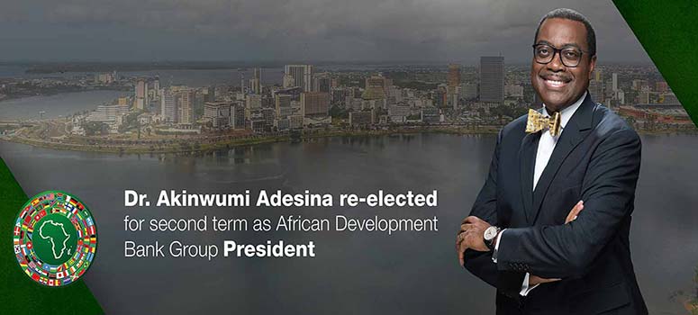 Le Dr Akinwumi Adesina, réélu à la présidence du Groupe de la Banque africaine de développement