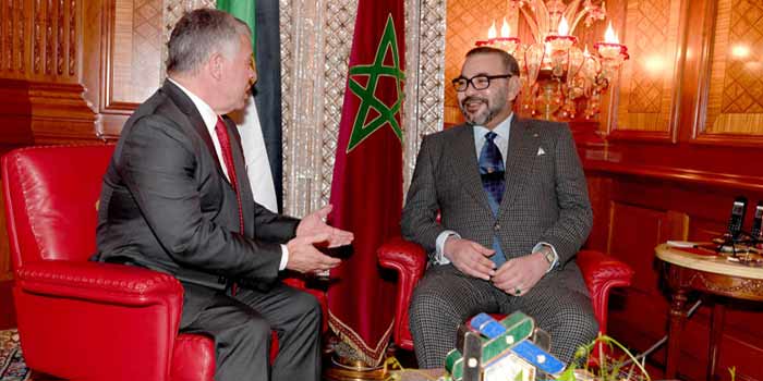 Totale Solidarité du Roi Mohammed VI du Maroc avec le Souverain jordanien après la tentative de déstabilisation du Royaume Hachémite