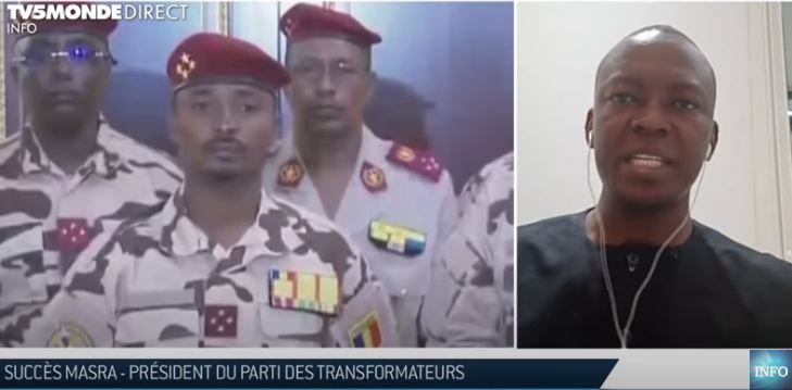 Succès Masra sur TV5monde: le peuple tchadien ne veut pas d&rsquo;une transmission dynastique du pouvoir