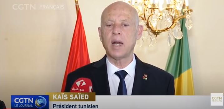 Le President tunisien Kais Saied