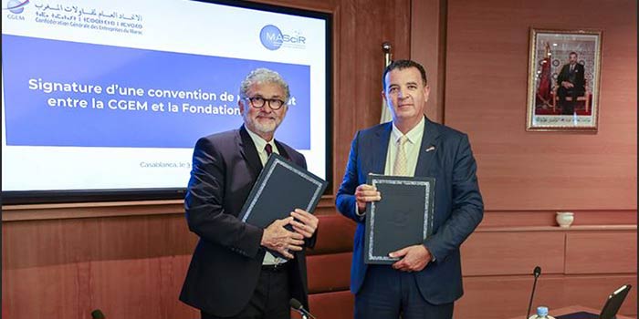 Maroc: La CGEM et la Fondation MAScIR joignent leurs efforts pour promouvoir la R&D appliquée Maroc: La CGEM et la Fondation MAScIR joignent leurs efforts pour promouvoir la R&D appliquée