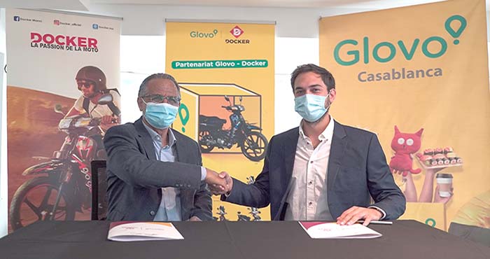 Maroc: Glovo et Docker signent une nouvelle convention pour faciliter l&rsquo;équipement des coursiers à travers le royaume