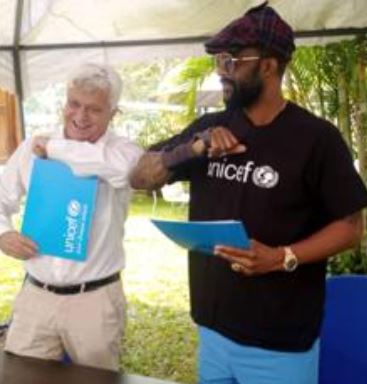 RDC : Fally Ipupa élevé au rang d’ambassadeur de l’UNICEF Fally Ipupa, Unicef