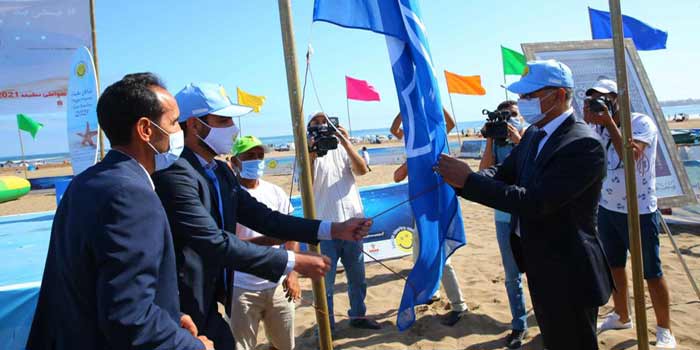 Maroc. « Plages propres 2021»: La plage de Bouznika hisse le Pavillon Bleu pour la 15ème année consécutive Hissage-du-Pavillon-bleu-a-la-plage-de-Bouznika