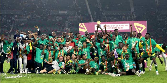 Le-Senegal-champion-d'Afrique,-Cameroun-2021