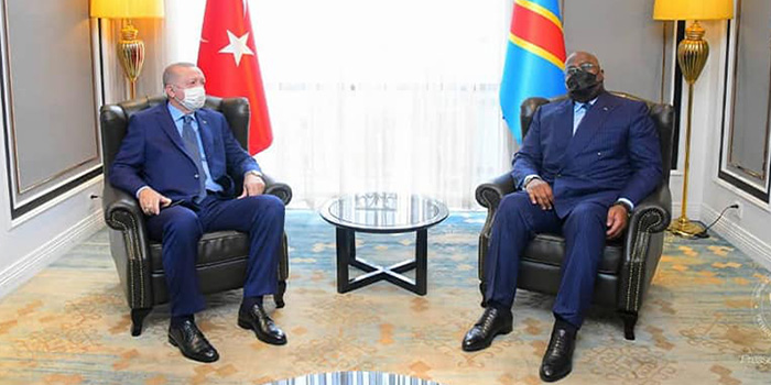 RDC/Turquie. Le président Tshisekedi a eu un tête-à-tête avec son hôte de marque Recep Tayyip Erdogan, avant le départ de ce dernier