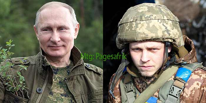 Ukraine/Russie. Gagner du temps... Les-Presidents-russe-Vladimir-Poutine-et-ukrainien-Volodymyr-Zelensky