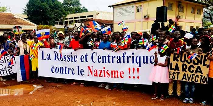Russie contre Ukraine (UE et USA). La république centrafricaine affiche ouvertement son soutien à la Russie Russie,-Centrafrique,-guerre-en-Ukraine