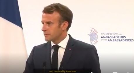 Nous sommes en train de vivre la fin de l&rsquo;hégémonie occidentale sur  le monde! dixit Emmanuel Macron !!!