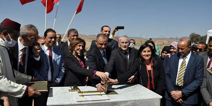 Ouarzazate: Inauguration du projet de construction d’un centre de proximité pour l’appui à l’insertion économique des femmes tisseuses de tapis (Maroc)
