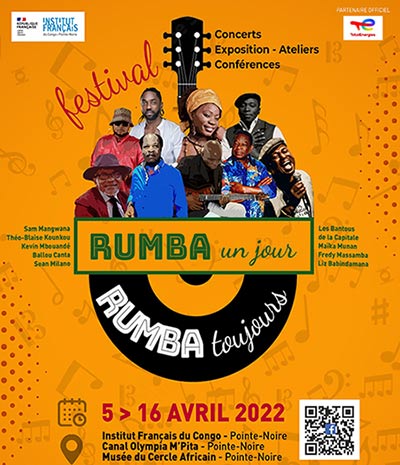 Pointe-Noire. Avril, mois du Festival de la "Rumba un jour, Rumba toujours " Rumba-un-jour,-rumba-toujours